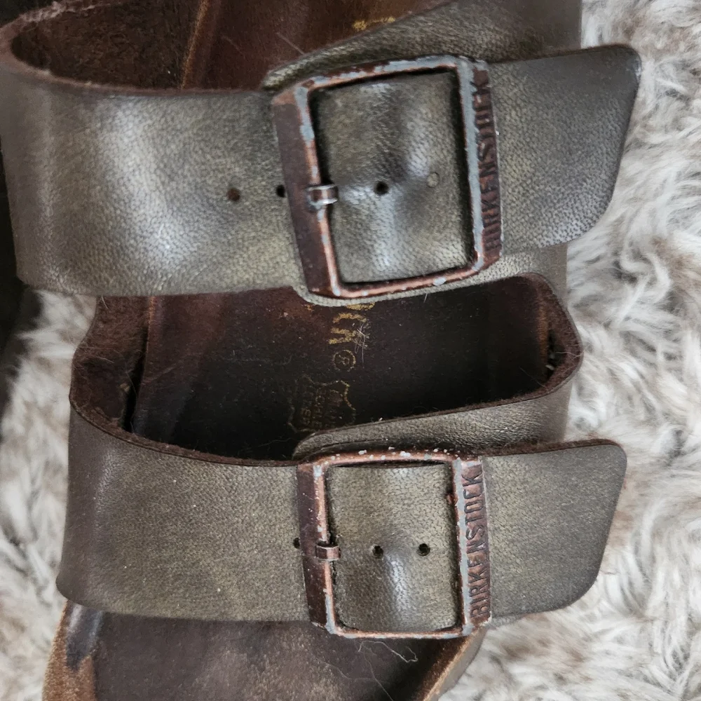 Birkenstock Arizona Oiled Leather Habana Brown Sandals EU 39‎ US 8